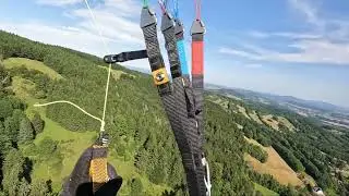Paragliding Rašovka - 7.8.2025 (Na můj vkus a moje Áčko nepohodlné podmínky)
