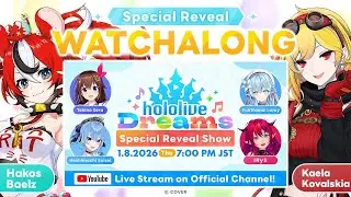 【OFFICIAL WATCHALONG】hololive phone game?! wow what a DREAM!【#ホロライブドリームス情報解禁】