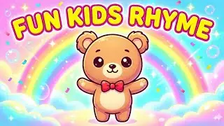 Teddy Bear Rhyme for Kids | Colorful Learning Song | @Lullidoo