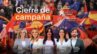 Acto de cierre de campaña