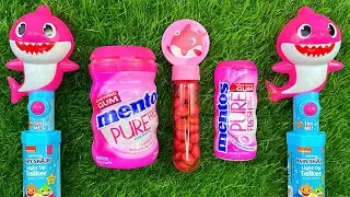 Satisfying Baby Shark Video 💖 Funny Candy ASMR I Marshmallow Lollipop Surprise Box Sweets and Toys