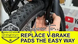 Как заменить колодки V-Brake, не меняя трос