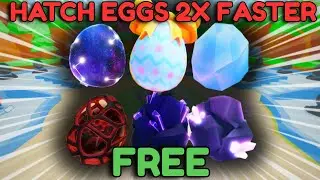 How To Hatch Eggs 2 Times Faster! in Bubble Gum Simulator Infinity