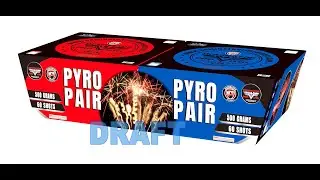 Jeff's Fireworks - Pyro Pair (Modular A-B Cake) - Pro-Level: Dominator
