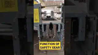 lift ka  safety gear kaise kam krta hai #lift #stop kaise hai#