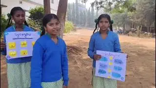 Student create their own TLM at KGBV Nimdih, Saraikela, Jharkhand 