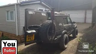 Landrover discovery 2 TD5 rear door chequer plate