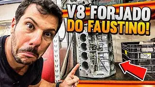 VISITA A RET&Iacute;FICA! VI O V8 MONSTRO DA M3 QUE O @DiegoFaustino68 ESTA MONTANDO