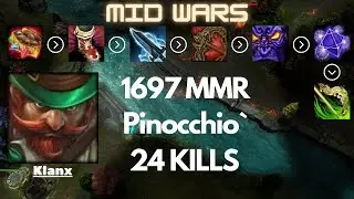 HoN║Mid Wars║Klanx║1697 MMR║Pinocchio`║Heroes of Newerth