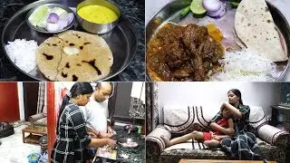 Indian Mom Afternoon to Night Routine || Trying Chicken-korma recipe for the first time || vlog 2019