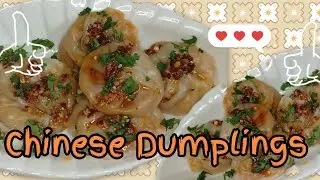 Mouth watering and easy chinese dumplings for my nanamma #yummy #nanamma's magic 😋🥟