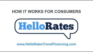 HelloRates Travel Financing | How it Works for Consumers
