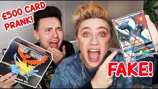 FAKE POK&Eacute;MON HIDDEN FATES CHARIZARD PRANK *Worth over &pound;500!*