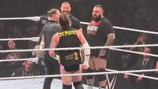 WWE Live Holiday Tour 2025 Fort Myers, FL - CM Punk & Bronson Reed entrances 