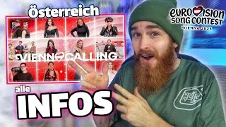 &Ouml;STERREICH🇦🇹ALLE INFOS zum ESC 2026 Vorentscheid😱Teilnehmer, Songs & Show-Vienna Calling live
