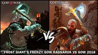 FROST GIANT'S FRENZY ATTACK GOD OF WAR RAGNAROK VS GOD OF WAR 2018