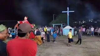 La Mona bailando en la fiesta patronal de la colonia Lázaro Cárdenas de Tlapa