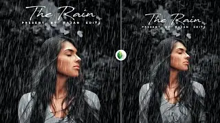 Snapseed New Creative Rain Photo Editing Tutorial || Rain Editing Snapseed