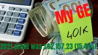 My 2021 GE 401k profit was $62,157.23 (15.4%) bringing my total retirement savings to $1,134,480.93