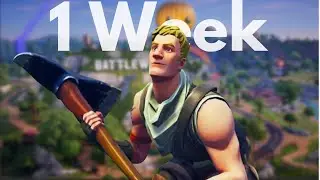I Became A Pro Fortnite Player In 1 Month (Week 1)