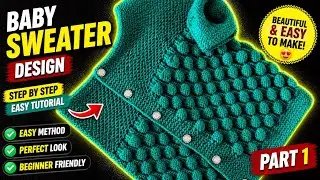 Handmade Sweater Design For Baby Boy|sweater design for baby boy|knitting Design Simple sweater 