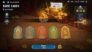 ⚔️ VIKING RISE ⚔️ RUNE CARDS EVENT 🖤&diams;️❤️ #gaming #vikingsfan #vikingrise 