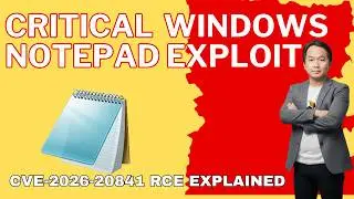 CRITICAL Windows Notepad Exploit! CVE-2026-20841 RCE Explained!