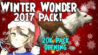Wizard101 - 20k Pack Opening! (Winter Wonderland 2017)