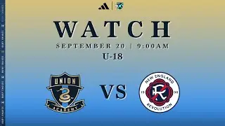 Philadelphia Union Academy U-18 vs. New England Revolution [9.20.25]