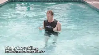 Water Fitness Tip - Sit a lot?  Try this hip flexor stretch