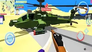 Dude Theft Wars - Fun Flying Military Helicopter In Open World #1 - Android Gameplay