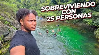 Sobreviviendo en la SELVA con 25 PERSONAS