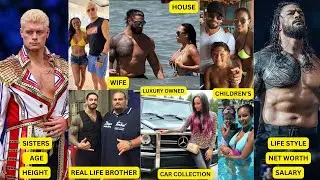 WWE Superstars Roman Reigns and Cody Rhodes Comparison | House | Lifestyles | Car Collection 2024