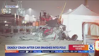 Teen dead after losing control of Mustang, colliding with pole: LAPD