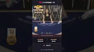 ♾️🂱🂾🂾 Infinite Bet Stack Blackjack by Evolution @ HighStakes&trade; #blackjack #livecasino #evolutiongame
