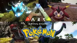 POKEMON vs DINOSAURS ?!?! | Who will WIN?? | ARK Survival: Evolved | Cryomon Mod