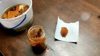 Firestarter using Sawdust and Vegetable Oil