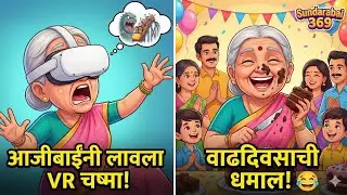 Sundarabai 369 Marathi Comedy | आजींचा VR आणि Birthday!
