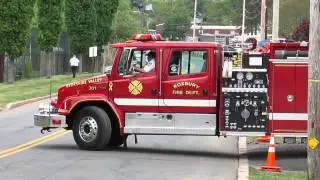Berkshire Valley Engine 31 and Tanker 32 Leaving Netcong