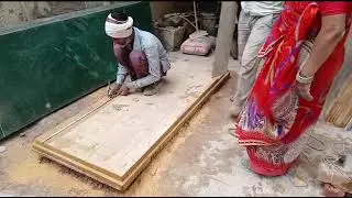 Wood Yellow Marble Cutting 4