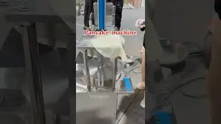 Imitation manual pancake machine, super fast #pancake machine #cake press #braised pork roll cake