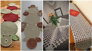 new design and ideas of crochet table runner patterns