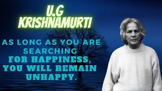 U.G Krishnamurti |Mind is a Myth| _ HD