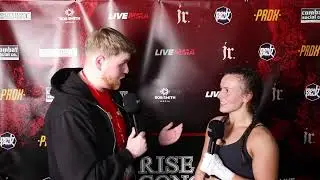 Rise and Conquer 18 Post-Fight Interview: Josie Donkin