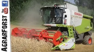 Getreideernte 2018 || CLAAS LEXION im Kampf gegen die Gerste!