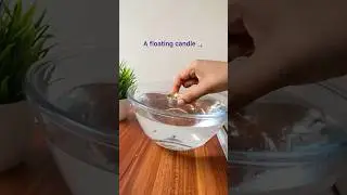 The underwater burning candle 🕯️ #shorts #experiment
