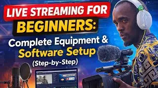 LIVE STREAMING FOR BEGINNERS: Complete Equipment & Software Setup (Step-by-Step)