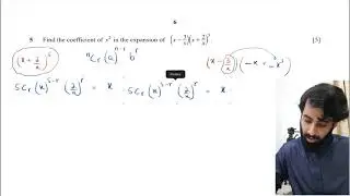 O level Add Math - Binomial Theorem - Past Paper Question