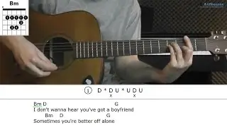 How to play Girls/Girls/Boys with Panic! At The Disco (Guitar lesson)
