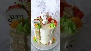 Котик торт #cake